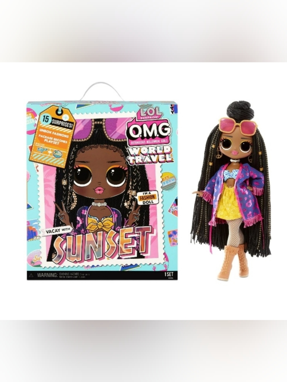 LOL Surprise OMG World Travel Sunset Fashion Doll